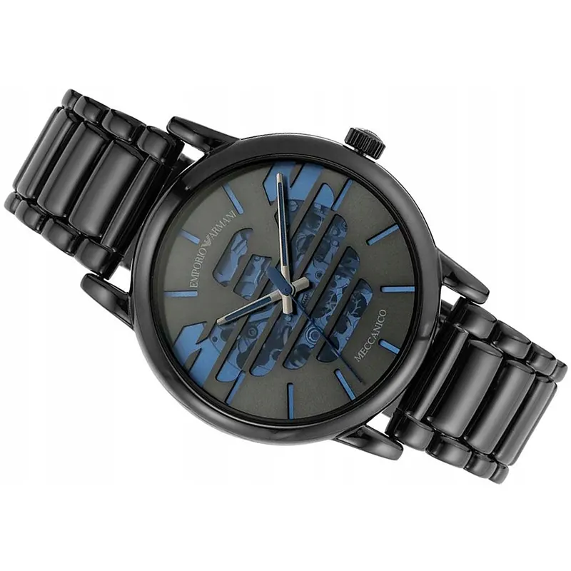 Emporio Armani Luigi Automatic Gunmetal Men's Watch | AR60029